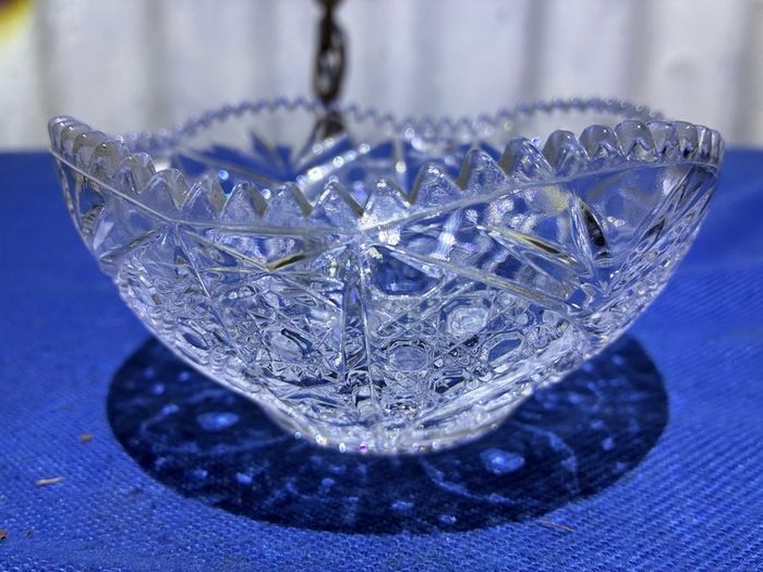 Vintage Potpourri cut glass bowl