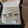 9ct white gold diamond ring Image 2