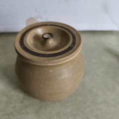 Suger Bowl With Lid By Curragh Handthrown Pottery