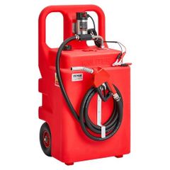 Diesel Transfer Tank, 32 Gallon, Portable Kerosene Tank with 12V DC 10GPM Electric Transfer Pump, 13 ft Delivery Hose & Self-sealing Nozzle
