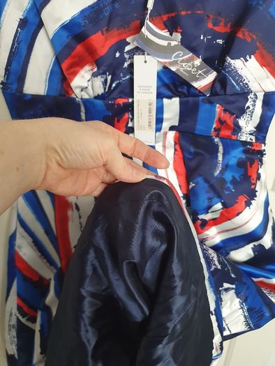 BNWT Navy Red White Closet Dress 12