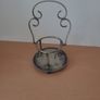 Antique silver hanging plant holder - silver hallmarked Image 4