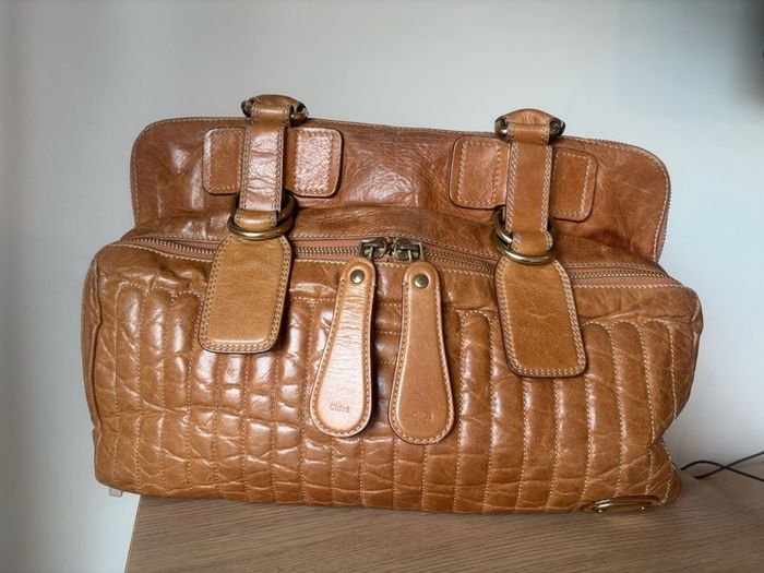 Authentic Chloe large Bay bag