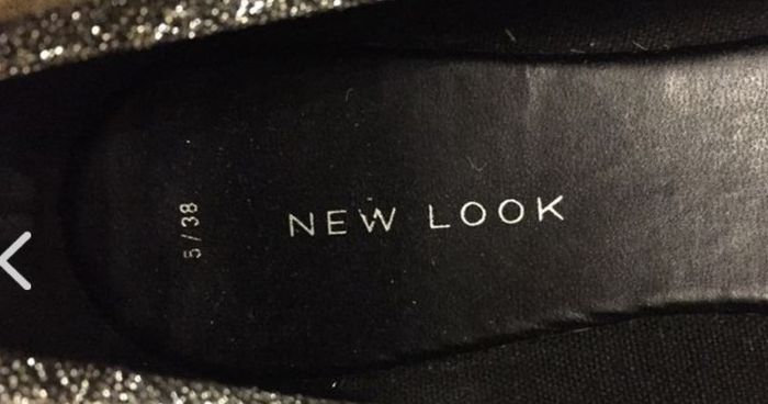 New look sparkling flats