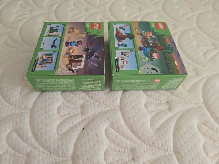 2 lego minecraft sets