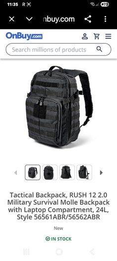 backpack tactical 5.11 plus