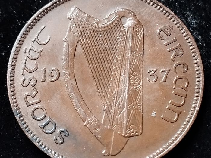 Ireland - 1937 - Half Penny - KM.2 - [2014]