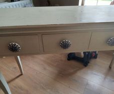 hall table upcycled