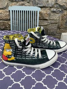 'The Simpson's' converse boots