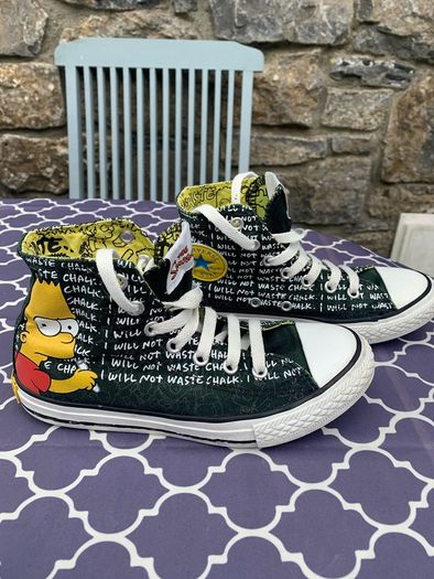 'The Simpson's' converse boots