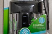 New battery charger with 4 batteries