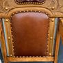 wood armchair vintage Image 2