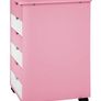 Adjustable Height Children's Desk with Roll Containers Desk Tilt Image 6