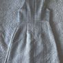 New Miss Selfridge Silver Metallic Embellished Skater Dress Image 5