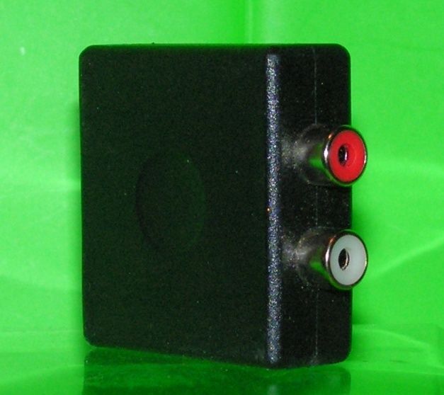 Digital Audio Signal Adapter to Analog L/R - Jack to Cinch Adapter