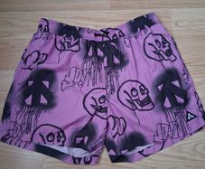 ladies bershka swim shorts size l