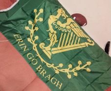 Ireland world cup Flags 90x150cm Large Irish-Themed Decorative Flag - Harp & Erin Go Bragh World Cup Flag