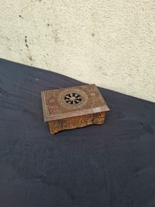 Antique wood box postage possible