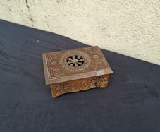 Antique wood box postage possible