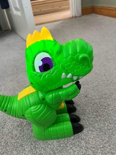 Smyths Toys Interactive Walking & Roaring Green T-Rex Dinosaur Toy