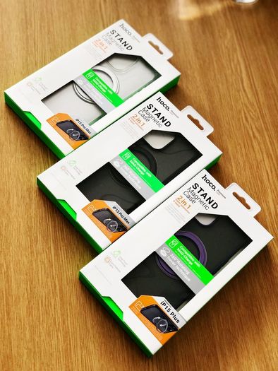 Iphone 15 Series 2 in1 Stand Magnetic Magsafe Case