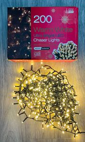 200 Warm White LED Chaser Lights
