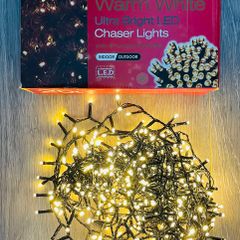 200 Warm White LED Chaser Lights