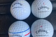 (4) Callaway Chromesoft Triple track golf balls