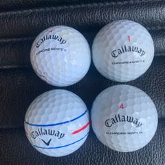 (4) Callaway Chromesoft Triple track golf balls