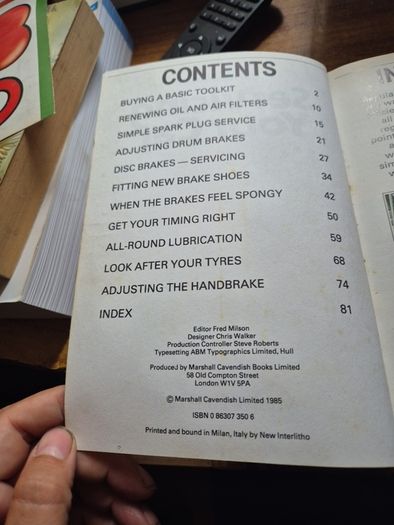 Vintage 1985 Servicing your car DIY Guide to Routine Maintenance