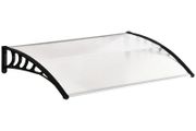 0.9 x 1.2 m Window Awning Door Canopy Modern Polycarbonate Cover Outdoor Rain Snow Sunlight Protection Hollow Sheet