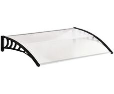 0.9 x 1.2 m Window Awning Door Canopy Modern Polycarbonate Cover Outdoor Rain Snow Sunlight Protection Hollow Sheet