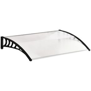 0.9 x 1.2 m Window Awning Door Canopy Modern Polycarbonate Cover Outdoor Rain Snow Sunlight Protection Hollow Sheet