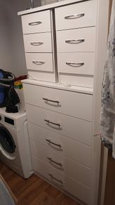 chest with drawer two bedside lockers