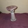 Glass Tulip Candlestick Holder Image 2