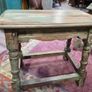 Rustic Distressed Wooden Stools Image 4