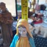 Beautiful Old Virgin Mary Figurine or Praying Madonna, Postage Available or collection Image 5