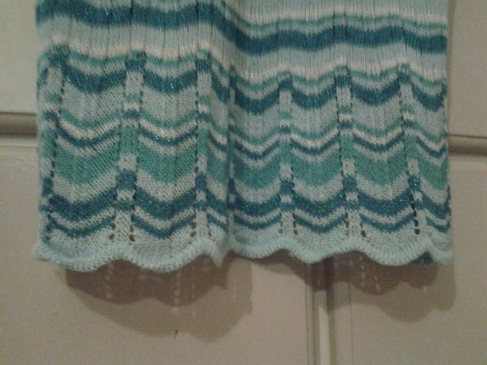 Strappy Top - Blue Stripes - Size 14