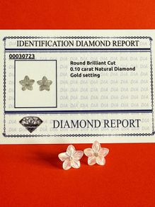 Natural Diamond Earrings