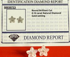Natural Diamond Earrings
