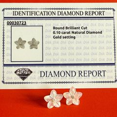 Natural Diamond Earrings