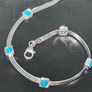 Sterling silver 925 bracelet with Turquoise Image 4