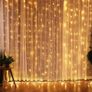 LE Curtain Light Set - 8 Modes - Battery Operated Image 2