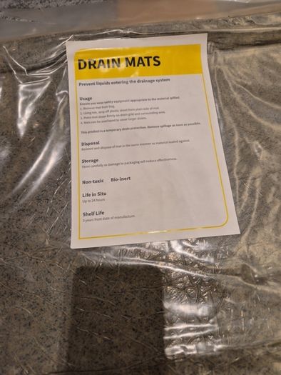 Dammit 'X' Emergency Drain Mat (Anti-Freeze Grade) NEW