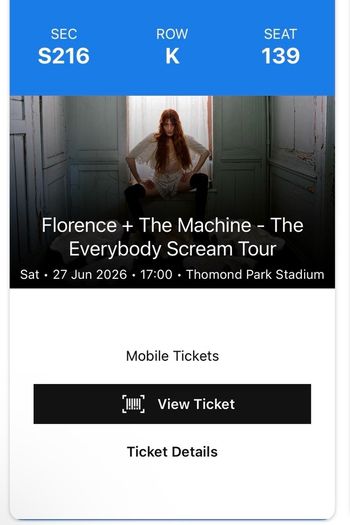 florence + the machine thomond seated