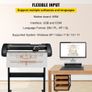 Vinyl Cutter Machine, 28-inch Cutting Plotter, Adjustable Speed and Force, DIY Cutting Machine Kit for Signs Banners Stickers with Floor Stand SignMaster Software Tools for Windows Image 5