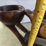 Vintage Hand-Carved African Centerpiece Serving Dish With lids. Image 6