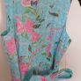 Cotton wrap sleeveless dress size 10 knee length Image 9