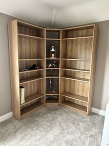 IKEA corner bookcase