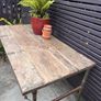 Vintage trestle table Image 2